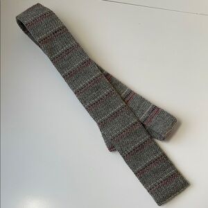 Vintage striped wool tie
